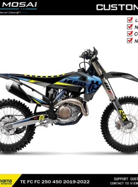 适用于 HUSQVARNA TE FE TC  250 2020-2023开禧胡思瓦娜贴花贴纸