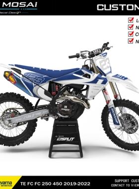 适用于 HUSQVARNA TE FE TC  250 2020-2023开禧胡思瓦娜贴花贴纸