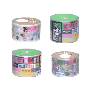 银河信差GalacticMessenger 昭和印章 标签贴 原创装饰贴纸卷手账