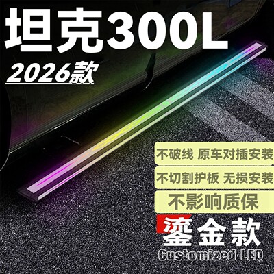 适用于26款坦克300LHi4-T电动踏板坦克300L自动伸缩迎宾脚侧踏板