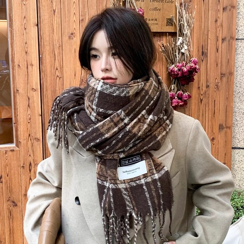围巾女2024冬季新款韩版百搭学生高级感加厚保暖防风防寒外搭围脖,服饰配件/皮带/帽子/围巾,围巾/丝巾/披肩,淘宝优惠券,粉丝福利购,淘宝优惠卷