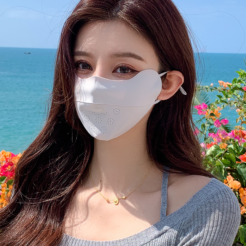 防晒口罩女防紫外线护眼角高颜值