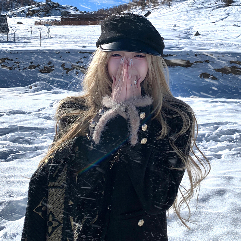 法式贝雷帽子女士秋冬季2025新款