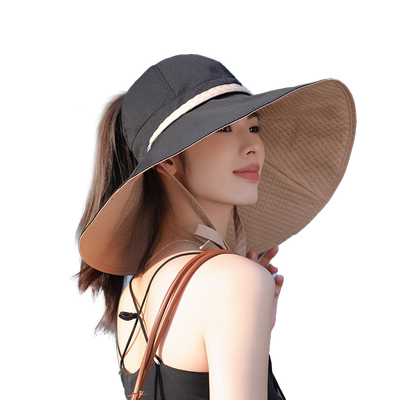 【今日热销】空顶防晒帽大帽檐