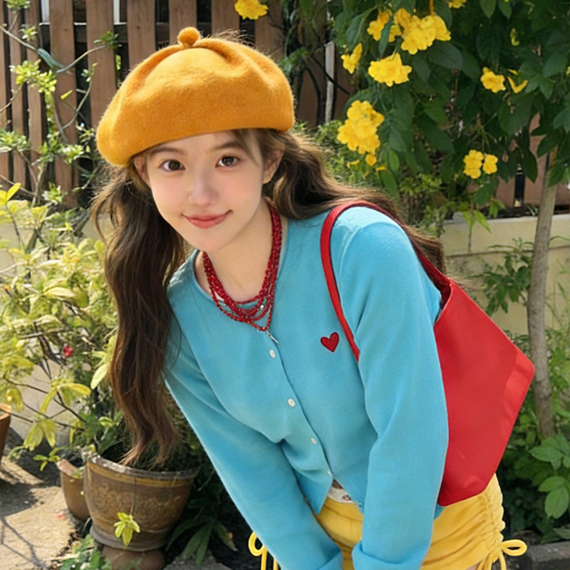 多巴胺贝雷帽女春秋2026新款百搭复古文艺画家日韩气质毛呢帽子,服饰配件/皮带/帽子/围巾,帽子,淘宝优惠券,粉丝福利购,淘宝优惠卷