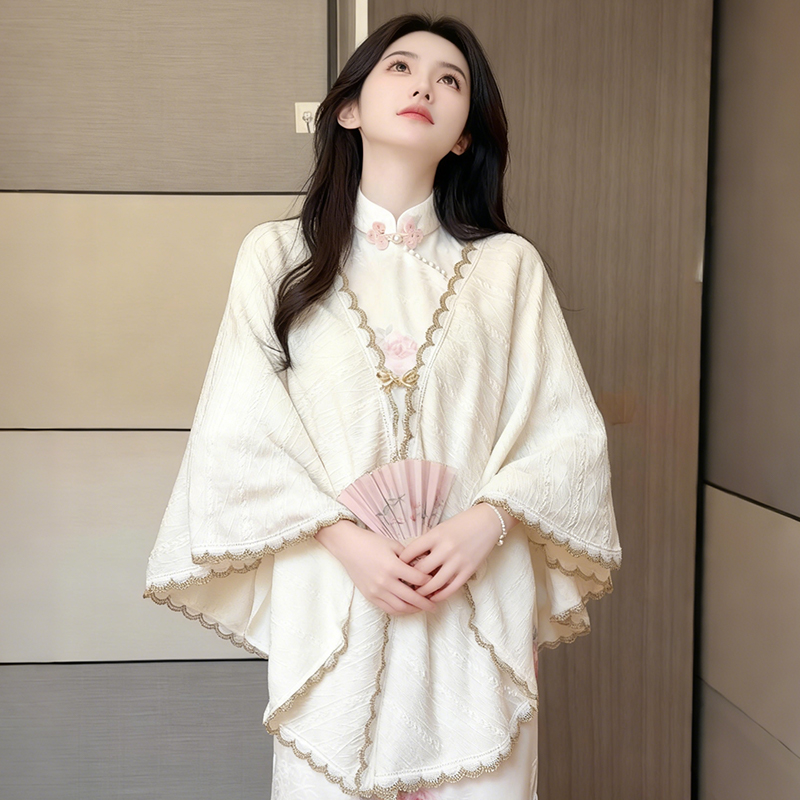 【淑女气质】旗袍披肩民国风