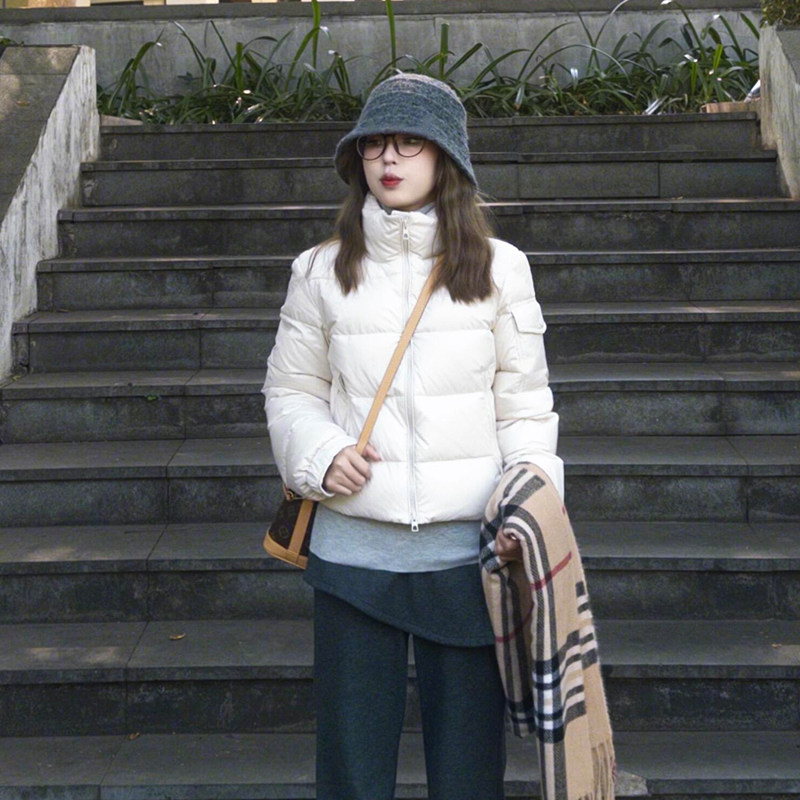 灰色毛绒针织渔夫帽子女士秋冬季休闲高级感2025新款保暖水桶盆帽