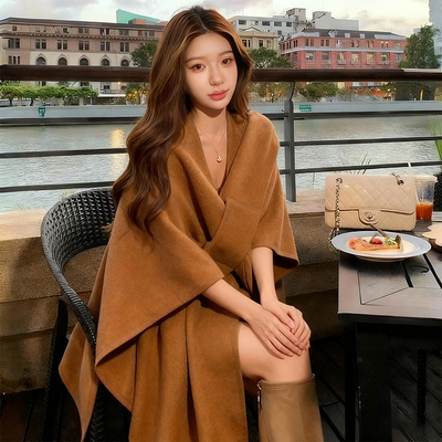 【披肩外搭】女高级感千金风斗篷