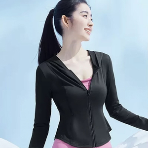 防晒衣女款新款冰丝凉感修身显瘦连帽收腰户外外套