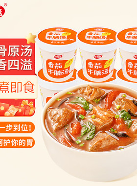海福盛方便食品速食汤即冲即食懒人早餐FD冻干汤番茄牛腩汤