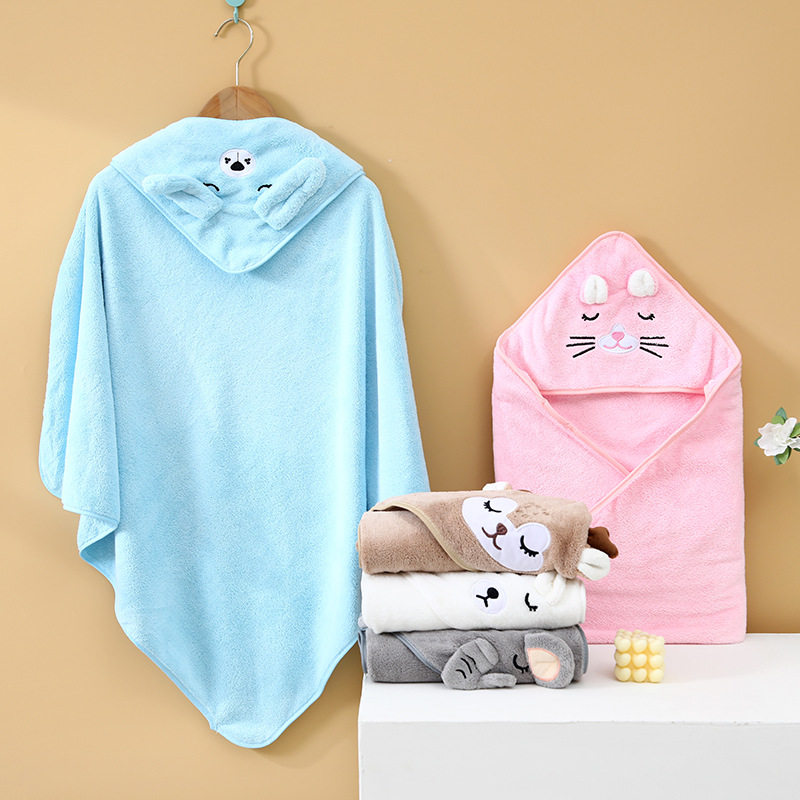 宝宝浴巾婴儿新生儿童带帽斗篷浴袍速干男女童吸水加厚宝宝抱被,童装/婴儿装/亲子装,浴袍,淘宝优惠券,粉丝福利购,淘宝优惠卷