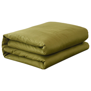 学生棉被子军训床上用品军绿色被套三件套纯棉被褥套装单人六件套