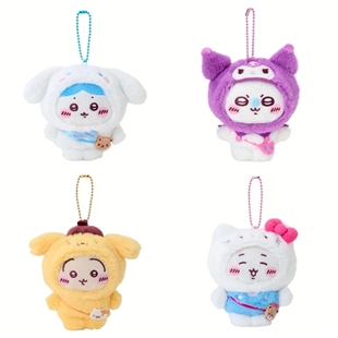 日版Chiikawa联名玉桂狗小八库洛米飞鼠布丁狗乌萨奇挂件