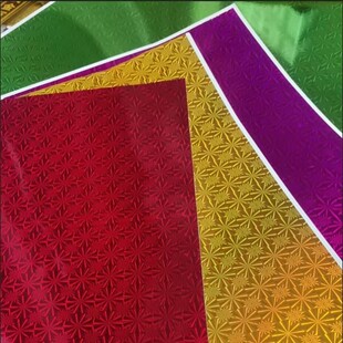 长方形金色镭射纸板硬卡纸加厚半成品折叠竹笋大张雪花纹手工亮面