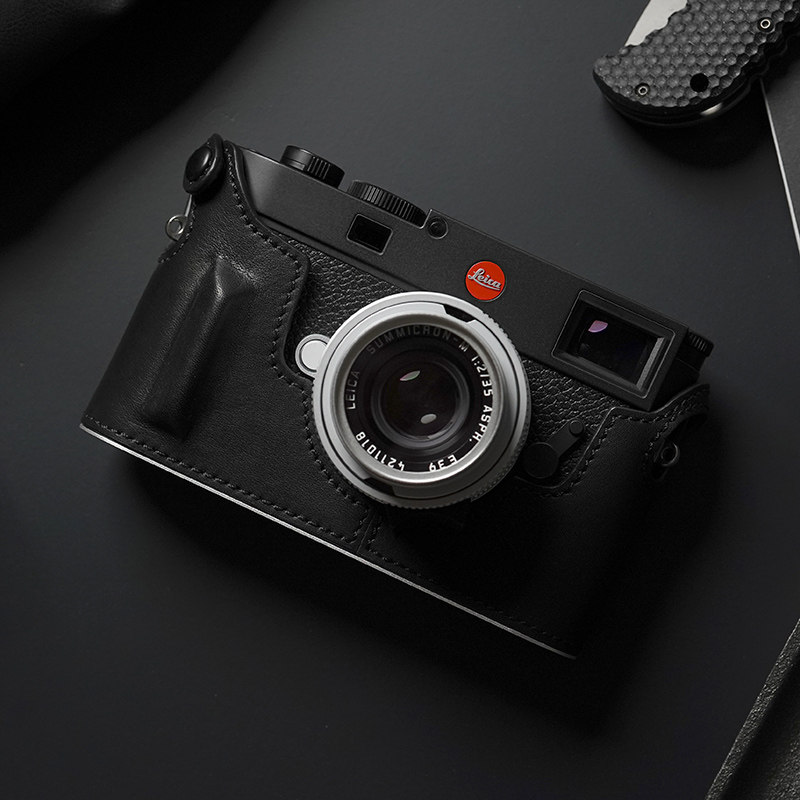 mrstone 徕卡m11相机保护套适用leica相机底座真皮手柄相机包配件