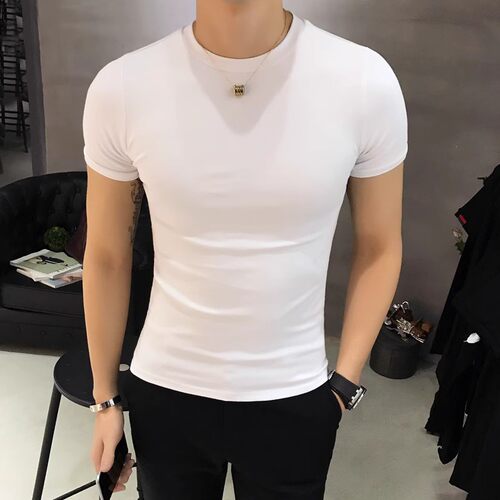 男士短袖短袖盛都铭狼帅气大码