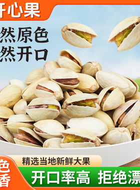 【开心果】025新货500g原色坚果散装批发无漂白干果仁孕妇年货