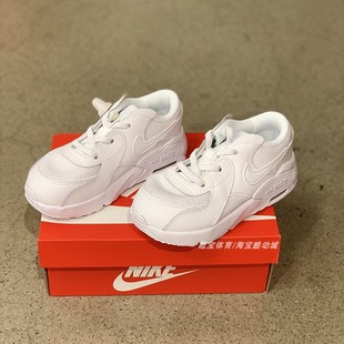 Nike耐克幼童 CD6893 空军AF1 运动休闲板鞋 100 儿童小白黑鞋 正品