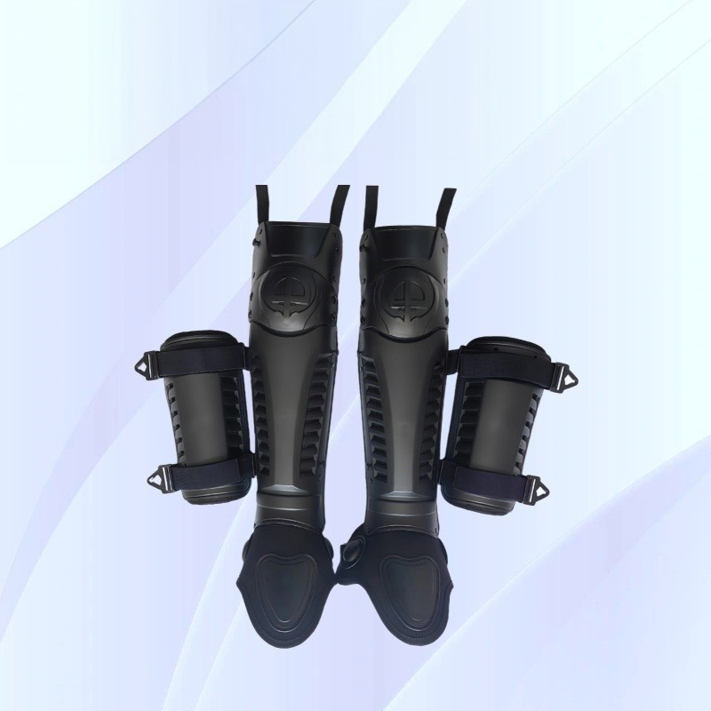 八鹰三段环抱式护膝战术防暴护具