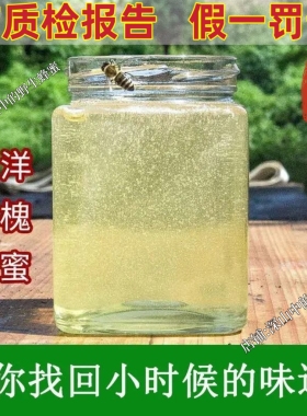 2斤蜂蜜纯正天然野生洋槐蜜2025水白色农家自产成熟正宗槐花蜜