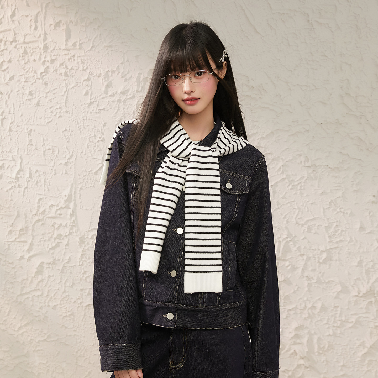 King Prince通勤复古原色牛仔外套宽松显瘦工装夹克短外套上衣女,女装/女士精品,短外套,淘宝优惠券,粉丝福利购,淘宝优惠卷