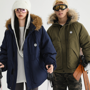 设计感白鸭绒棉服外套 派克羽绒服女2025冬新款 King Prince工装