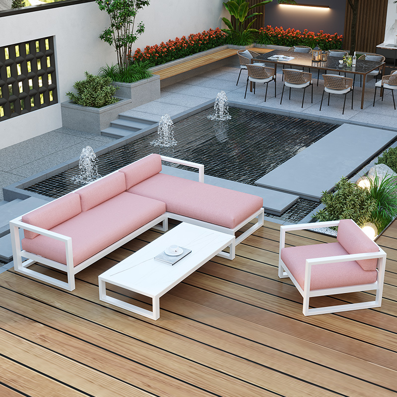 庭院户外休闲沙发防水防晒别墅阳台民宿花园座椅露台室外阳台家具