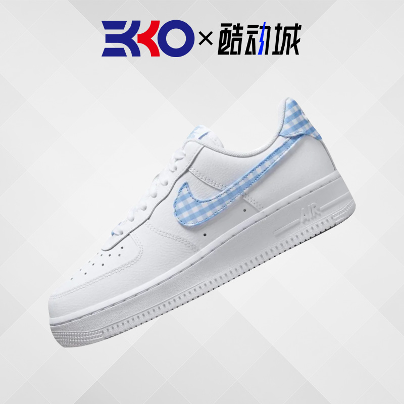 Nike低帮板鞋AirForce1白蓝