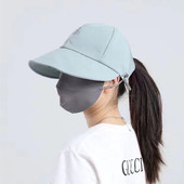 keexuennl珂宣尼防晒帽骑行防风赵露思防水遮阳太阳可折叠棒球帽