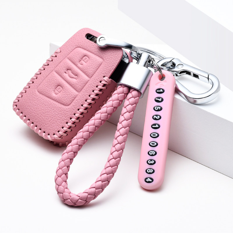 2023款大众新迈腾钥匙套女23款帕萨特车330蔚揽cc钥匙包扣真皮女