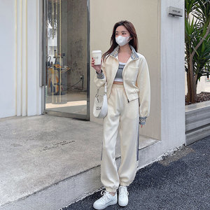 现货奶杏色套装2C187-82205-P140-K198图片