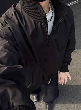 军绿色飞行夹克男款春季美式短款
