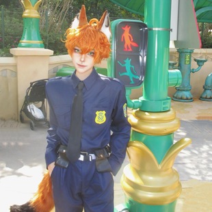 疯狂动物城cos拟人朱迪judy兔子尼克狐狸cosplay现货成人儿童服装