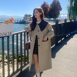 有大货2023春拼色娃娃领风衣外套317-8802-P165控价238，女装风衣，美俪侎