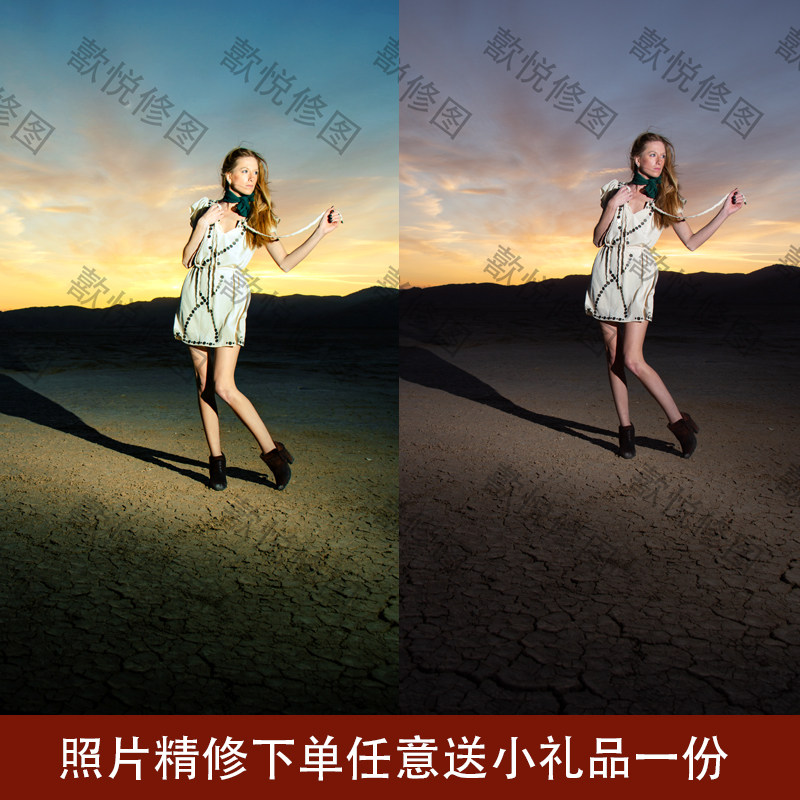 修图专业修图证件照后期人像写真婚纱照精修照片结婚登记证件照ps图片