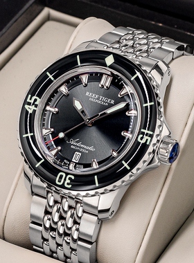 瑞夫泰格/RT正品潜水表强夜光深度防水男士全自动机械手表RGA3035