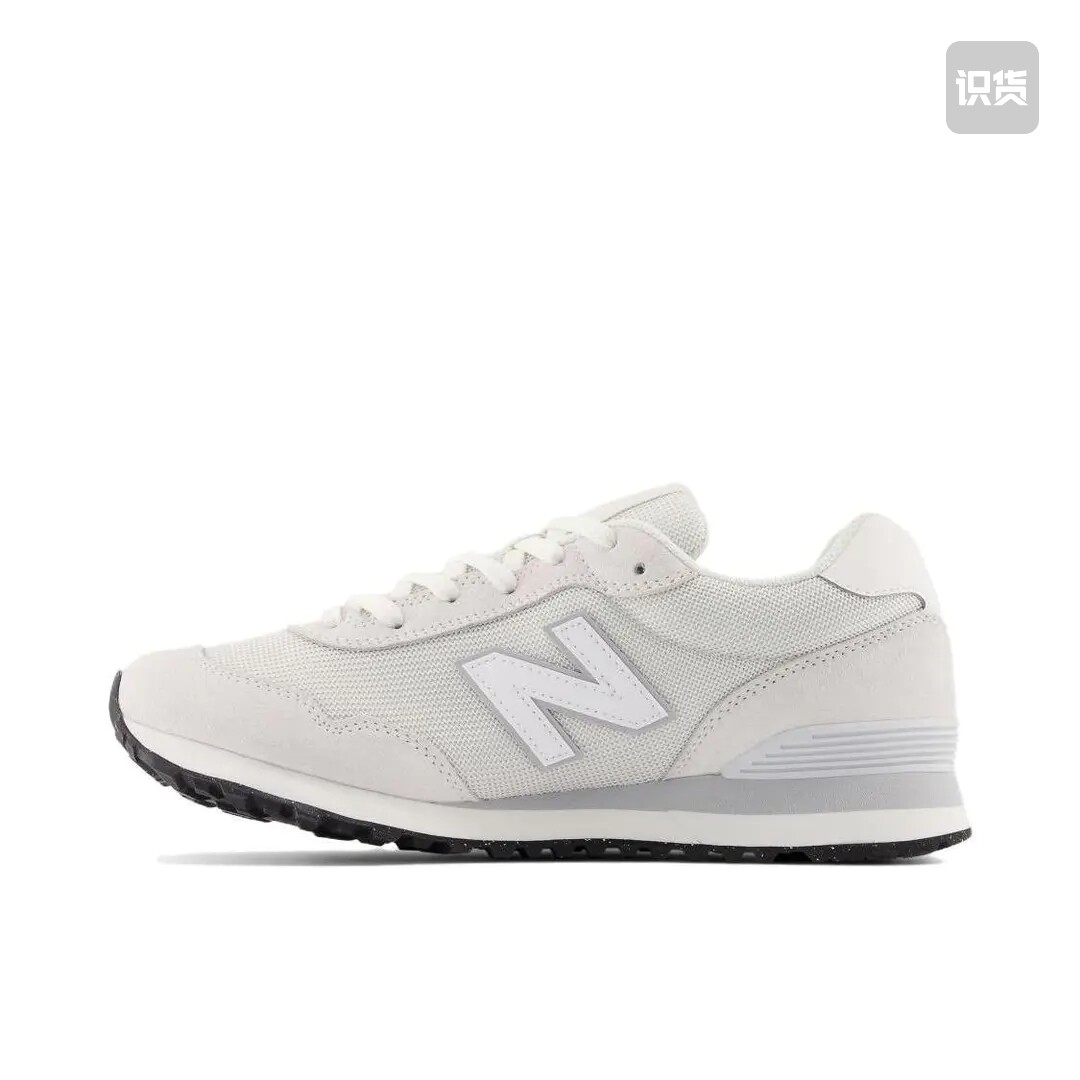 New Balance 515 跑鞋 时尚复古防滑耐磨 白色ML515WHT山东ls仓