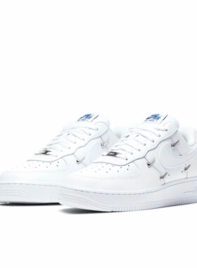 Nike Air Force 1空军一号轻便板鞋白蓝CT1990-100湖南NK仓