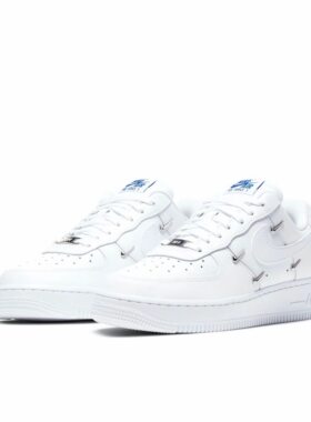 Nike Air Force 1空军一号轻便板鞋白蓝CT1990-100湖南NK仓