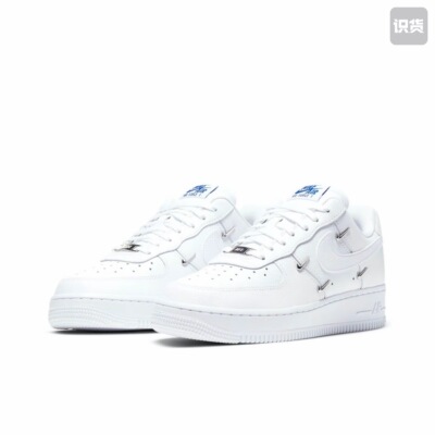 Nike Air Force 1空军一号轻便板鞋白蓝CT1990-100湖南NK仓