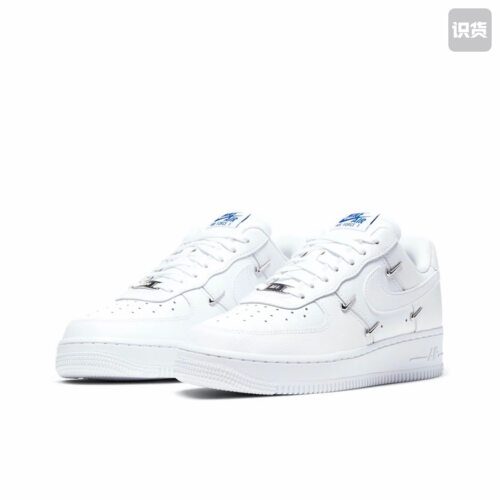 Nike Air Force 1空军一号轻便板鞋白蓝CT1990-100湖南NK仓