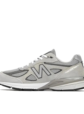New Balance 990 V4 运动休闲鞋 冷灰色U990GR4山东ls仓