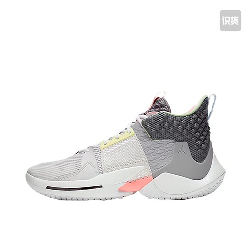 Jordan Why 篮球鞋 灰白粉AO6219-002山东ls仓下单前请阅读详情页