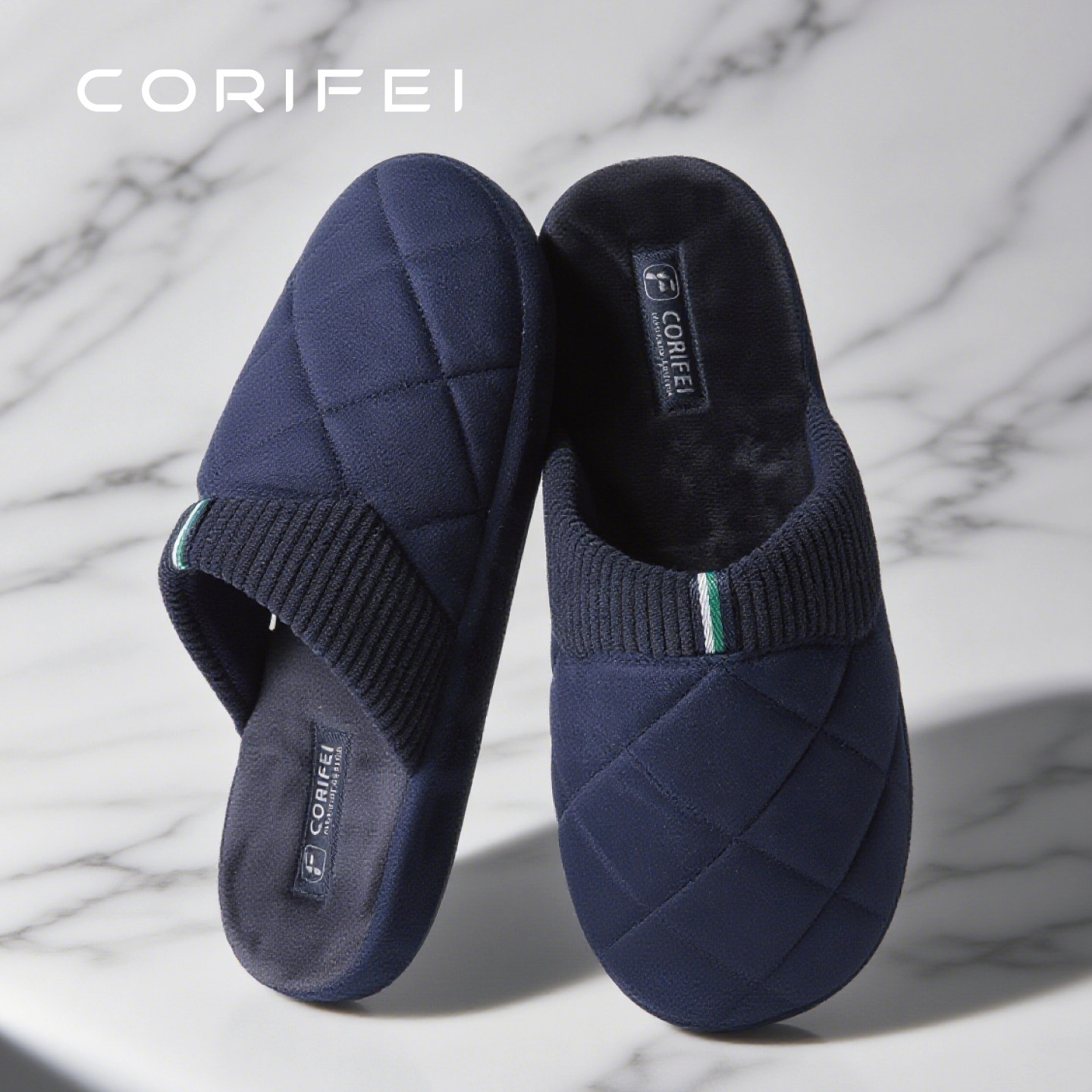 CORIFEI家丽芙秋冬厚底家居足弓支撑保暖家用四季男士棉拖鞋33045,居家布艺,居家棉拖/棉鞋,淘宝优惠券,粉丝福利购,淘宝优惠卷