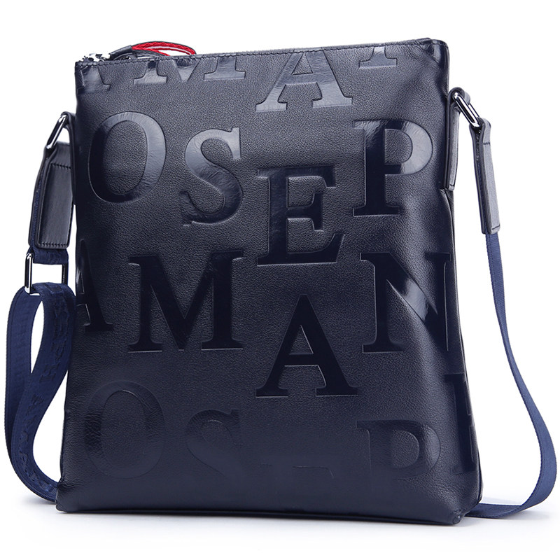 清仓特价卓梵 阿玛尼男包正品男士单肩包真皮商务头层牛皮斜挎包