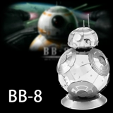 Цельнометаллический конструктор из нержавеющей стали, маленький BB-8, робот, DIY, 3D, звездные войны