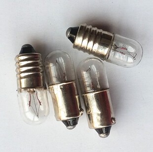 E10 B9按钮指示灯6.3V12V24V30V36V48V110V220V卡口 螺口小灯泡