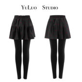 裙裤 一体大码 带裙子 2025春秋季 子短裙裤 假两件打底裤 裤 裙女 新款