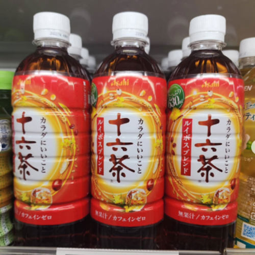 日本进口朝日Asahi饮料十六茶和路易波士茶混合茶饮料630ml