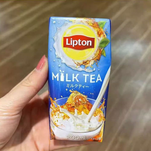 日本进口森永Morinaga饮料立顿牛奶红茶味/柠檬红茶味200ml